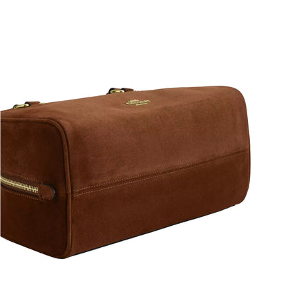 Coach Women's Sydney Shoulder Bag Suede/Gold/Warm Brown