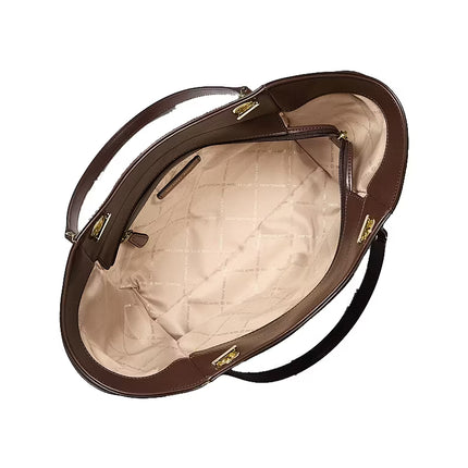 Michael Kors Women's Jet Set Travel Large Tote Bag Nutmeg/Gold