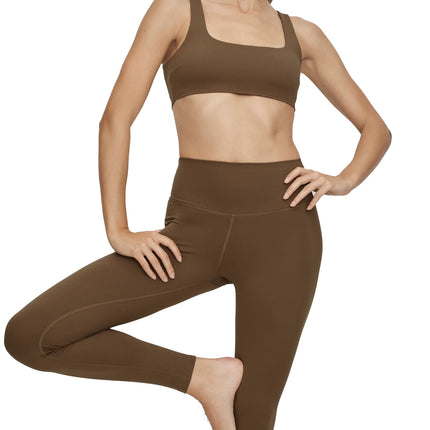 alo Women's ALO Softsculpt Precision Bra Java Brown