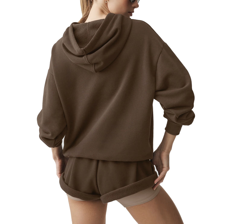 alo Women's Accolade Hoodie Espresso