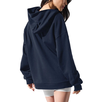 alo Women's Chill Hoodie Navy