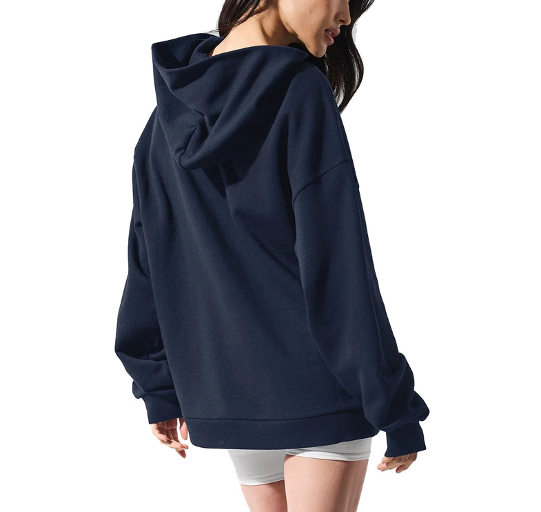 alo Women's Chill Hoodie Navy