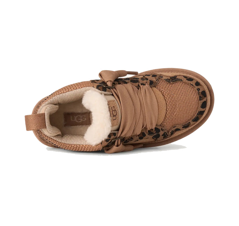 UGG Big Kids' Lowmel Spotted Tan