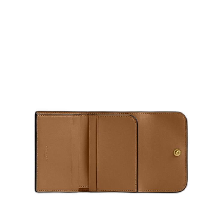 Coach Women's Essential Card Holder Wallet Brass/Honey Brown
