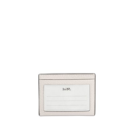 Coach Women's Slim Id Card Case Chalk