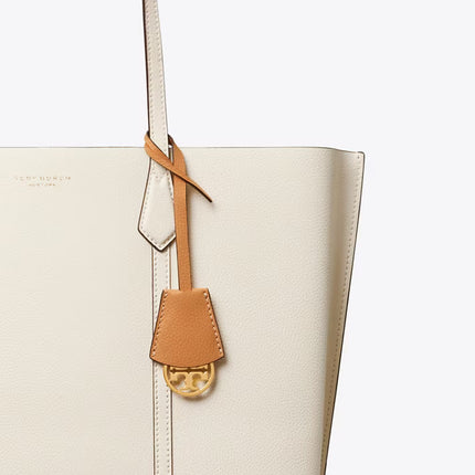 Tory Burch Women's Perry Triple-Compartment Tote NEW IVORY