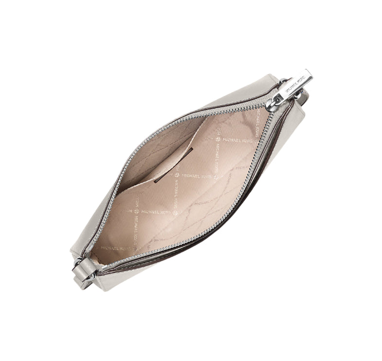 Michael Kors Women's Arden Medium Crossbody Bag Pearl Grey