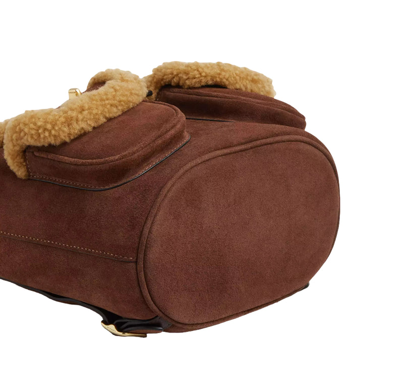 Coach Women's Hadley Backpack Gold/Vintage Brown Multi