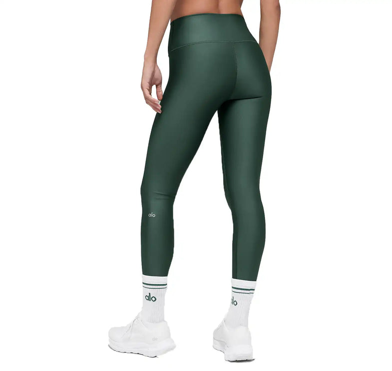 alo Women's 7/8 High-Waist Airlift Legging Clover Green