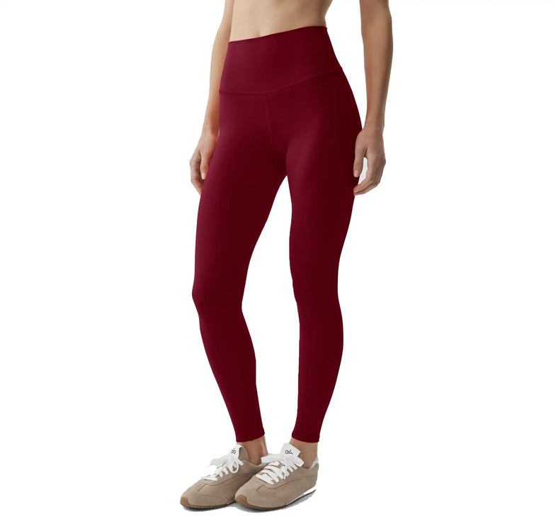 alo Women's Softsculpt High-Waist 7/8 Legging Summer Romance Red