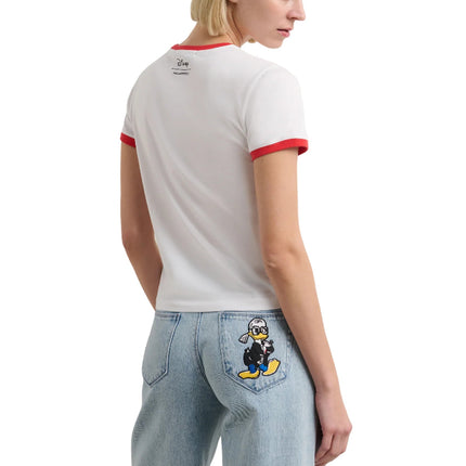 Disney x KARL LAGERFELD Women's Initial T-Shirt White