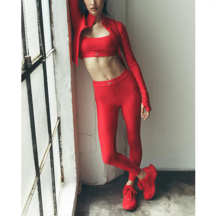 alo Women's Airlift High-Waist Ignite 7/8 Legging Bright Red
