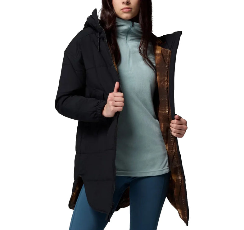 Columbia Women's Chatfield Hill II Novelty Jacket Black/Tobacco Omblur Print