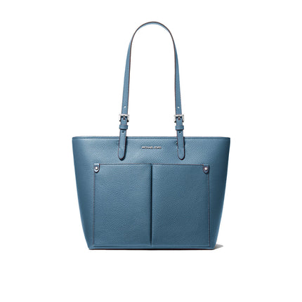 Michael Kors Women's Jet Set Medium Pocket Tote Bag Cornflower