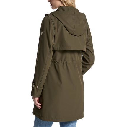 Michael Kors Women's 2-in-1 Water-Resistant Anorak Olive