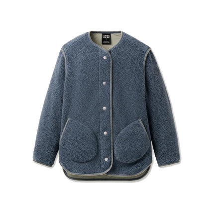 UGG Women's Emmersyn UGGbraid Jacket Tahoe Blue