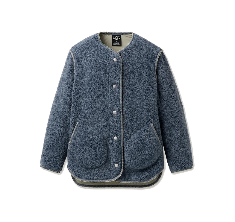 UGG Women's Emmersyn UGGbraid Jacket Tahoe Blue