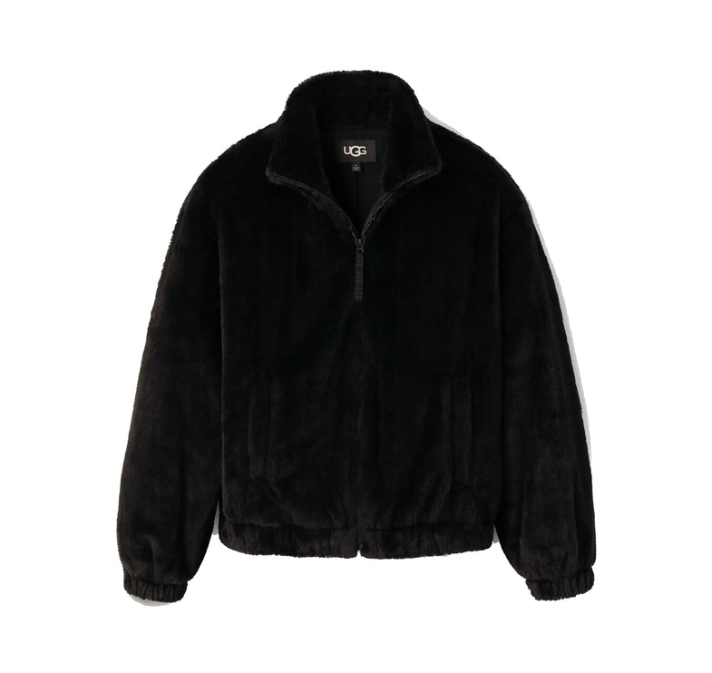 UGG Women's Tash Faux Fur Jacket Black