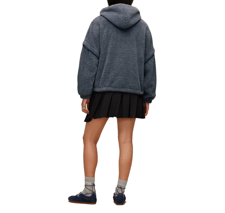 UGG Women's Mariella UGGfluff Zip Hoodie Tahoe Blue