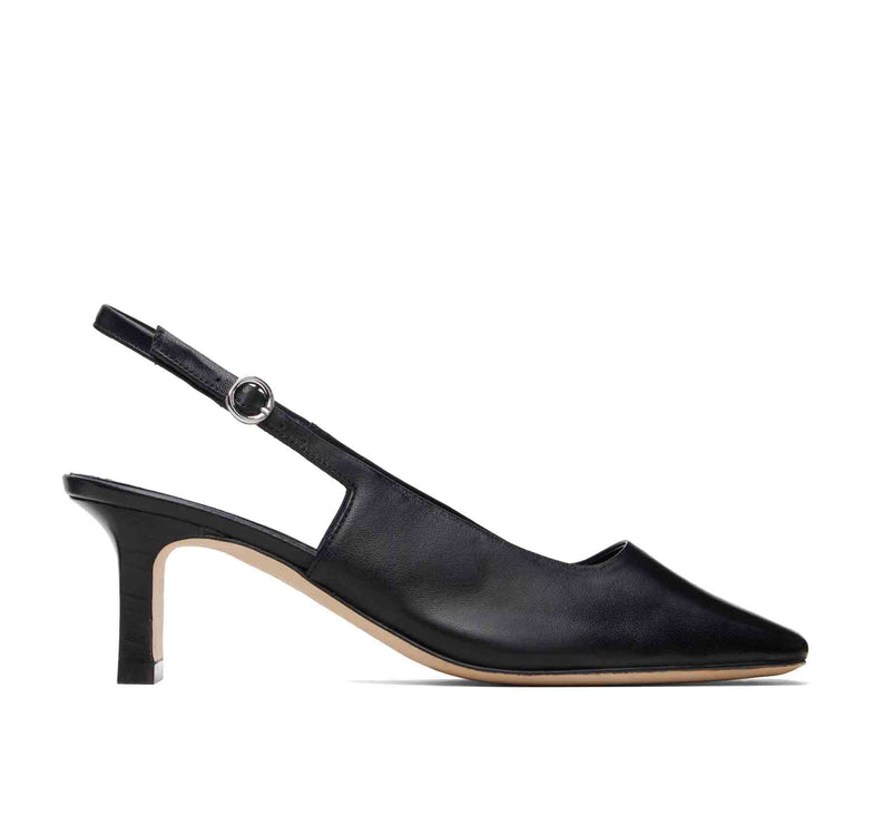 AEYDE Women's Liza Slingback Pumps Black