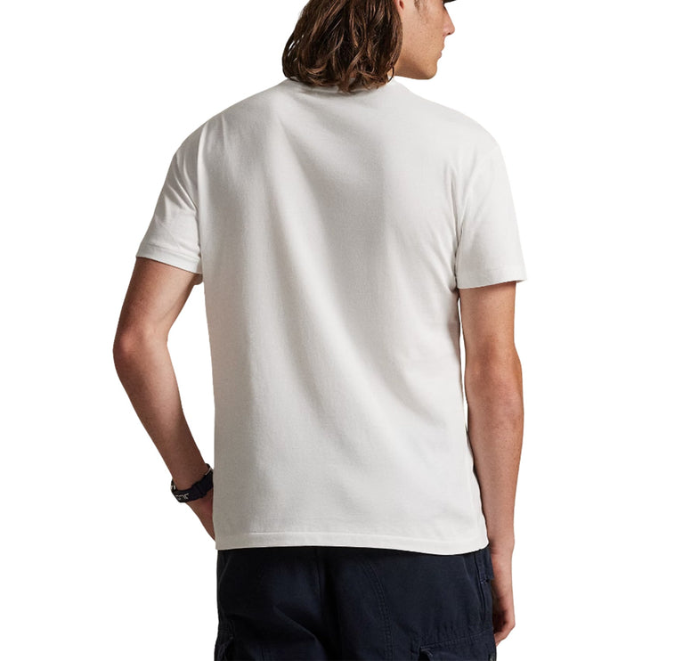 Polo Ralph Lauren Men's Classic Fit Polo Bear Jersey T-Shirt White/Active Bear