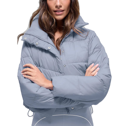 alo Women's Gold Rush Puffer Winter Frost
