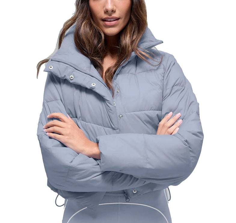 alo Women's Gold Rush Puffer Winter Frost