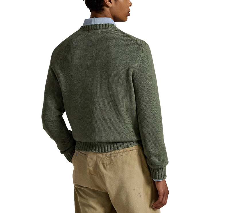 Polo Ralph Lauren Unisex The Iconic Flag Sweater Camouflage Melange