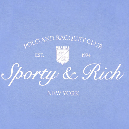 Sporty & Rich Women's Syracuse T-Shirt Flax Blue