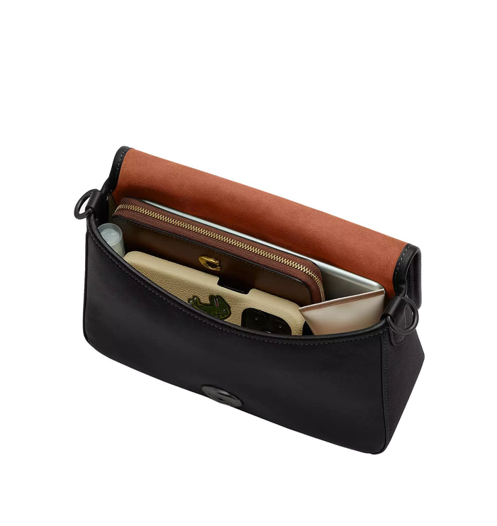 Coach Women's Soft Tabby Shoulder Bag Pewter/Black