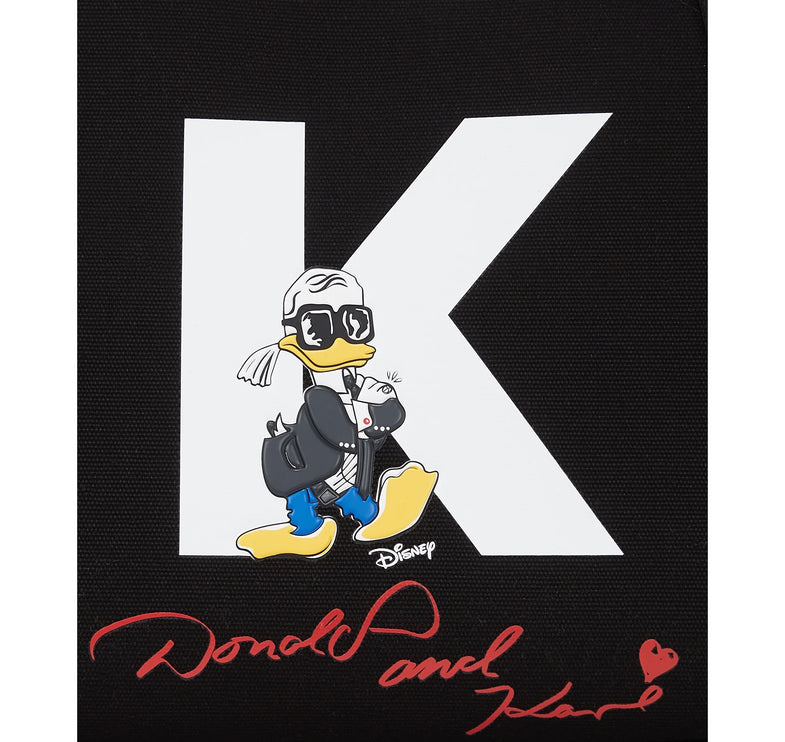 Disney x KARL LAGERFELD Unisex Medium Shopper Black
