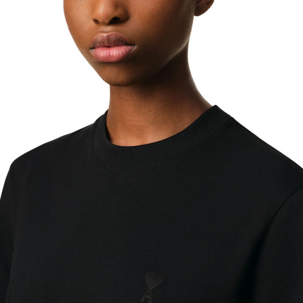 AMI Alexandre Mattiussi Unisex Ami de Coeur Black Logo T-Shirt Black