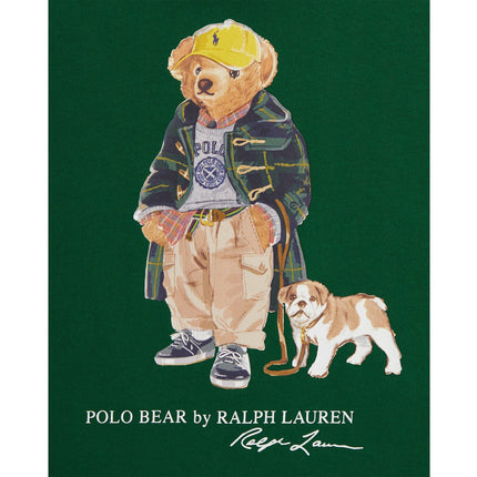 Polo Ralph Lauren Boy's Polo Bear Cotton Hooded Tee New Forest