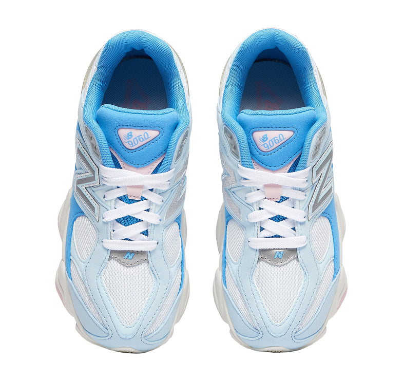 New Balance Grade School 9060 White/Pink/Blue GC9060AF
