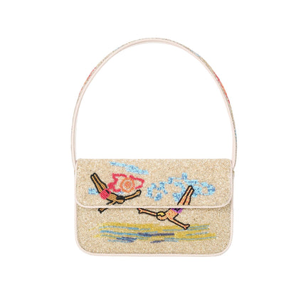 STAUD Women's Tommy Beaded Bag Divers