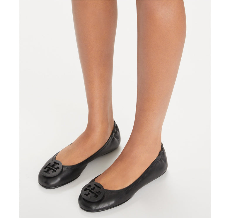 Tory Burch Women's Minnie Travel Ballet Perfect Black - Hemen Kargoda