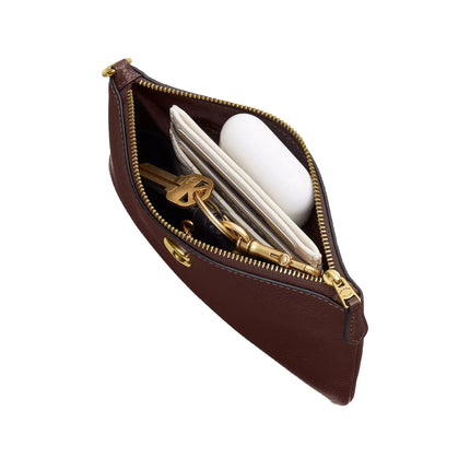 Coach Women's Essential Small Wristlet Brass/Maple