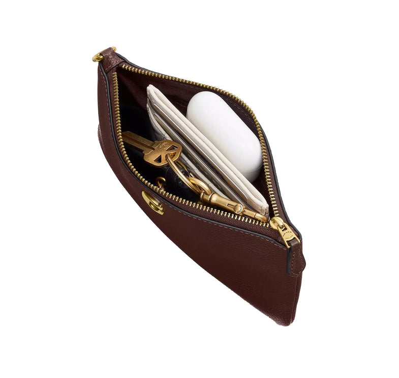Coach Women's Essential Small Wristlet Brass/Maple