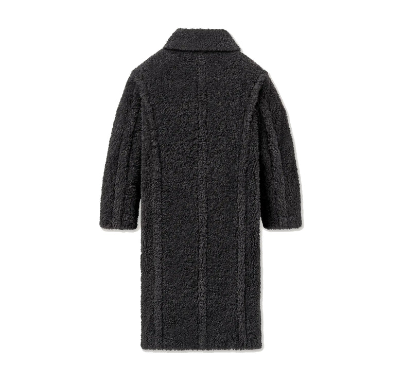 UGG Women's Gertrude Long Teddy Coat II Ink