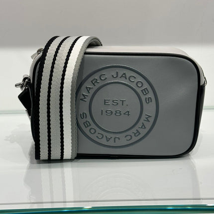 Marc Jacobs Women's Flash Leather Crossbody Bag Rock Grey Multi