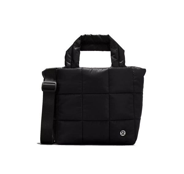 lululemon Women's Quilted Grid Tote Bag Mini 5L Black