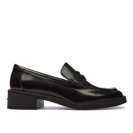 Coach Women's Square Toe Loafer Black