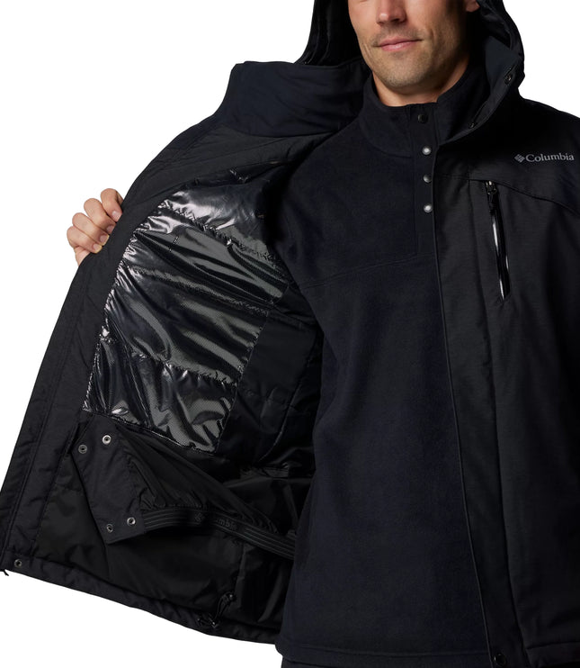 Columbia Men's Last Tracks II Jacket Black Melange