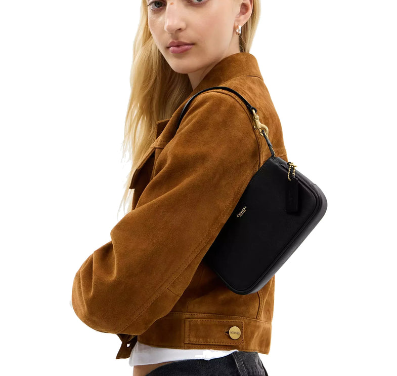 Coach Women's Plaza Bag 18 Brass/Black