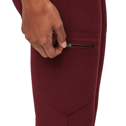 FIGS Women's Zamora Jogger Scrub Pants Burgundy