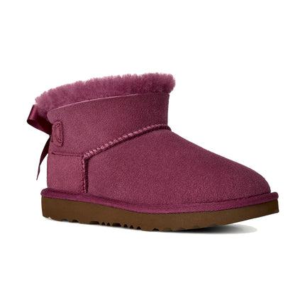 UGG Big Kids' Ultra Mini Bailey Bow Dark Winterberry