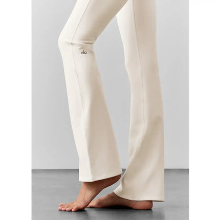 alo Women's Airbrush High-Waist Bootcut Legging Ivory
