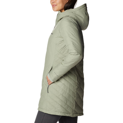 Columbia Women's Heavenly Long Hooded Jacket Safari