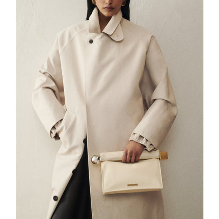 Jacquemus Women's The Rond Carré Clutch Light Ivory