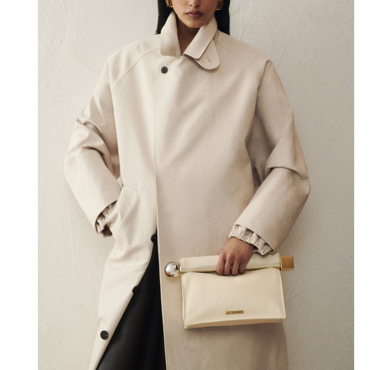Jacquemus Women's The Rond Carré Clutch Light Ivory